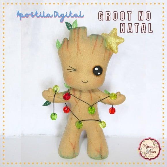 Apostila Digital Baby Groot Natalino - Ninaz Artes