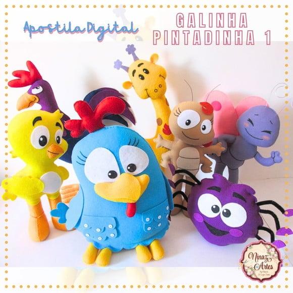 Apostila Digital Galinha Pintadinha vol.1 - Ninaz Artes
