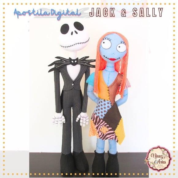 Apostila Digital Jack e Sally Skellington - Ninaz Artes