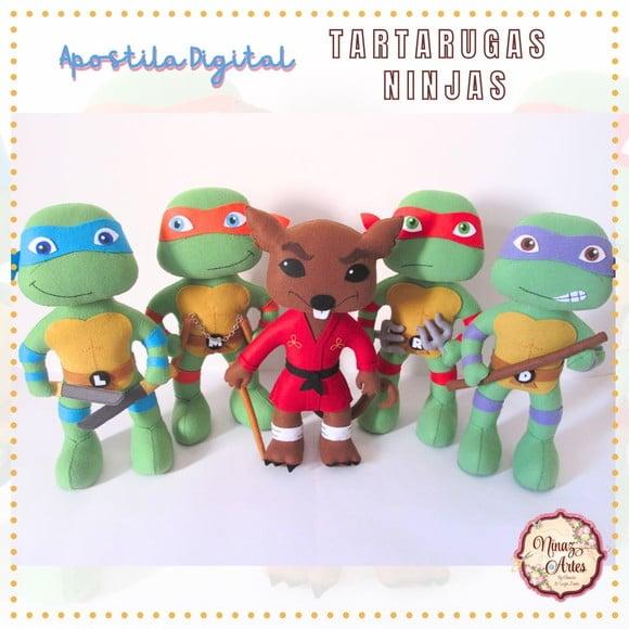 Apostila Digital Tartarugas Ninjas - Ninaz Artes