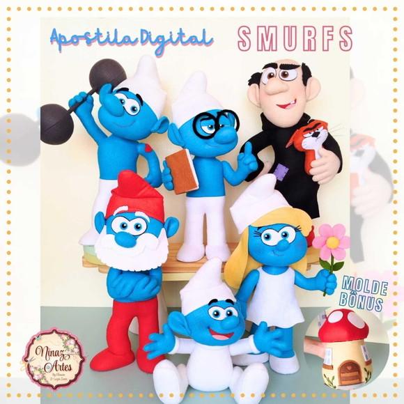 Apostila Digital Smurfs - Ninaz Artes
