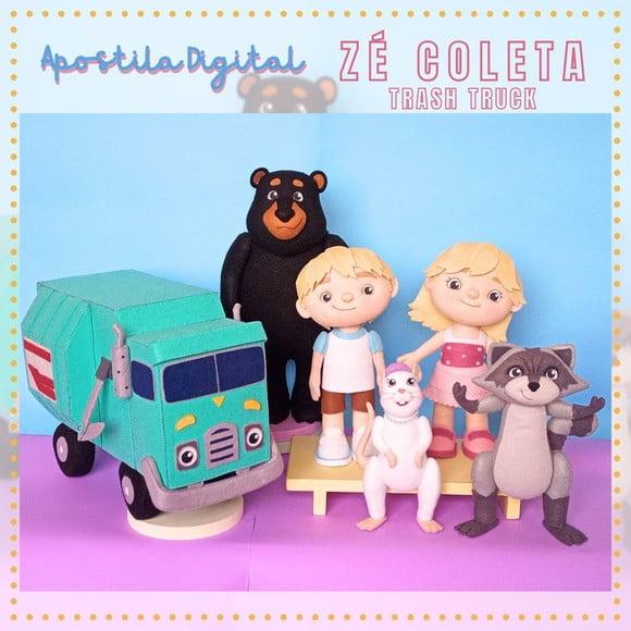 Apostila Digital Zé Coleta (trash Truck) - Ninaz Artes