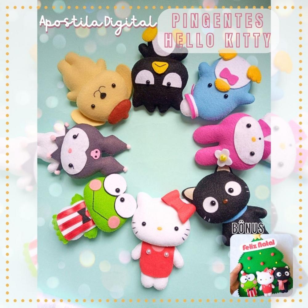 Apostila Digital Pingentes Hello Kitty - Ninaz Artes