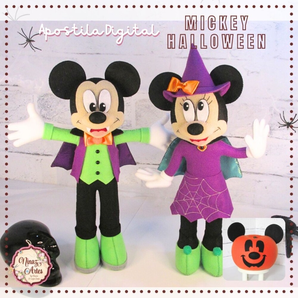 Apostila Digital Halloween do Mickey- Ninaz Artes