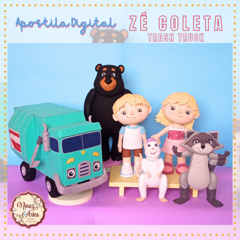 Apostila Digital Zé Coleta (Trash Truck)- Ninaz Artes