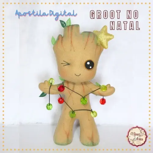 Apostila Digital Baby Groot Natalino - Ninaz Artes