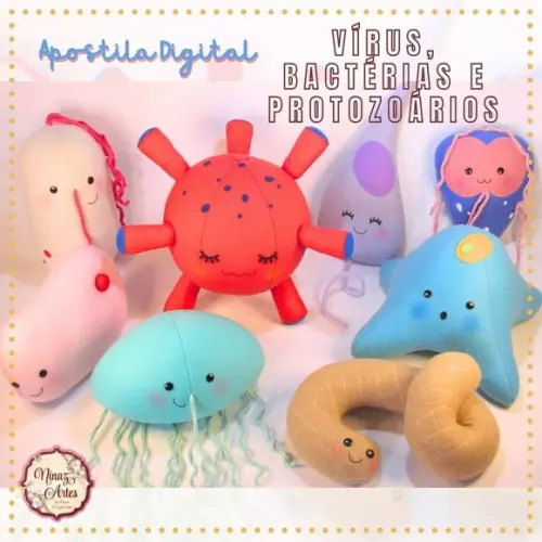 Apostila Digital de Vírus, Bactérias e Protozoários - Ninaz Artes