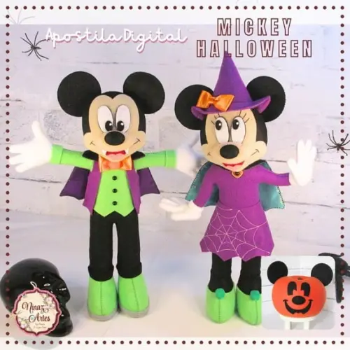Apostila Digital Halloween do Mickey - Ninaz Artes