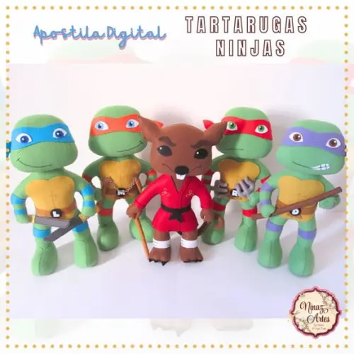 Apostila Digital Tartarugas Ninjas - Ninaz Artes