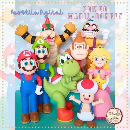 Apostila Digital Super Mario & Donkey Kong - Ninaz Artes