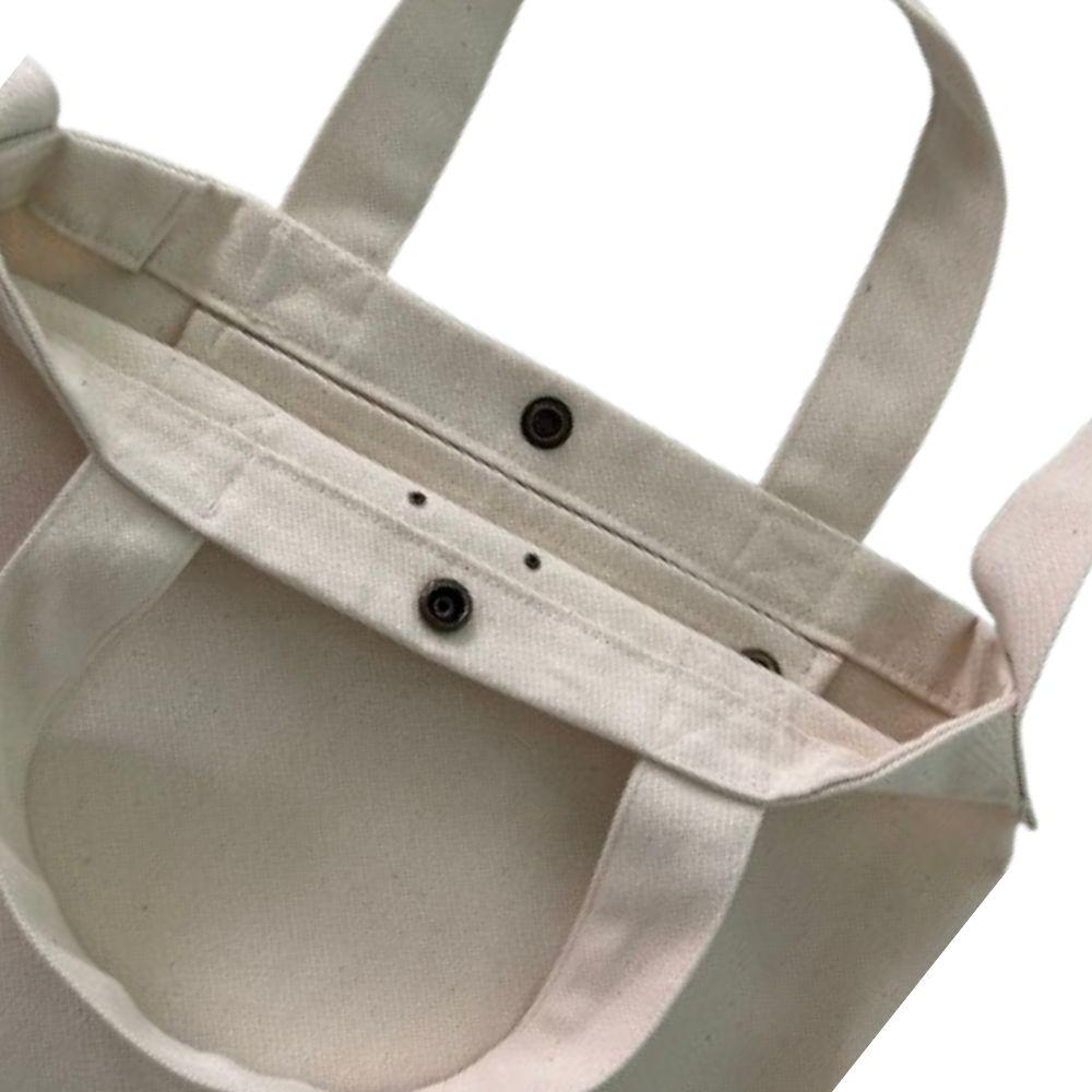 Bolsa em lona com alça transversal removível e ajustável
