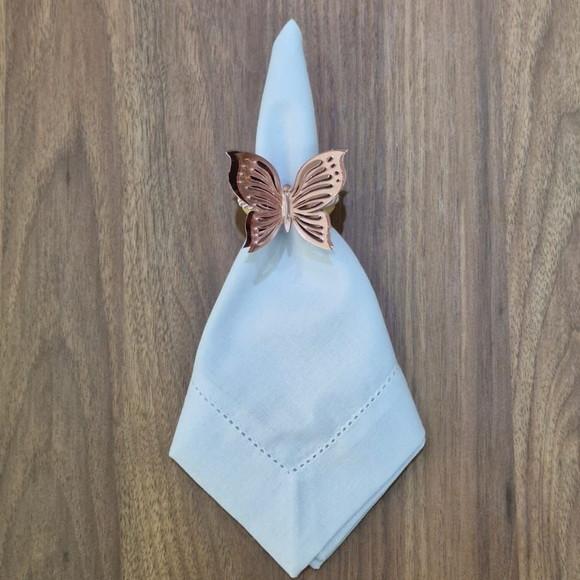 Porta Guardanapo Borboleta 3d Rosé
