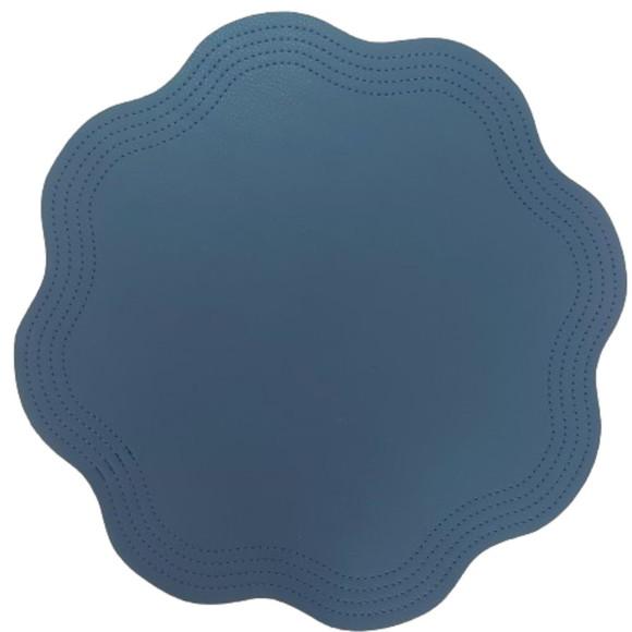 Lugar Americano Corino Azul Marinho
