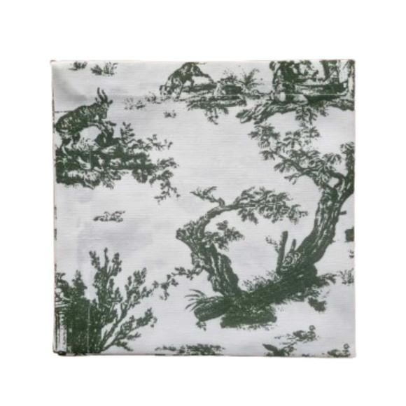 Guardanapo Toile de Jouy Verde
