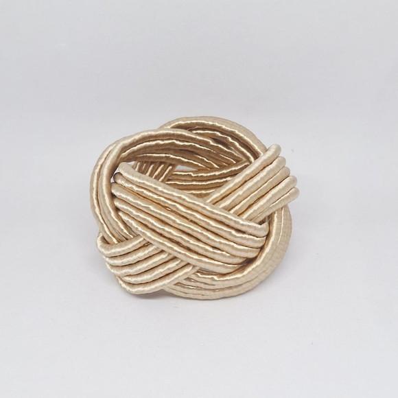 Porta Guardanapo Dourado Traccia
