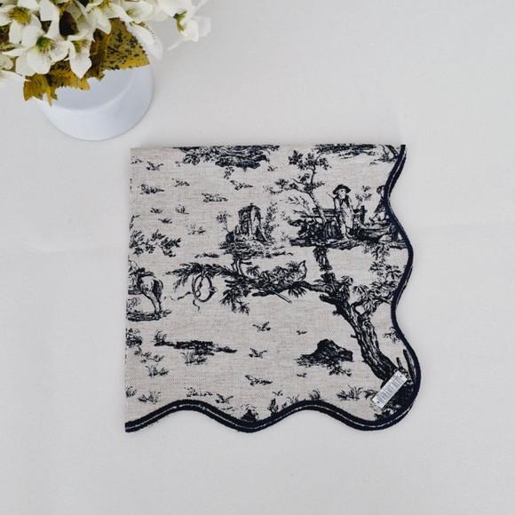 Guardanapo Toile de Jouy Azul
