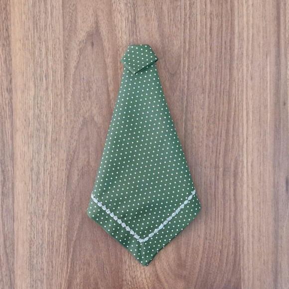 Kit Guardanapo Poá Verde/branco Bordado 06 Peças