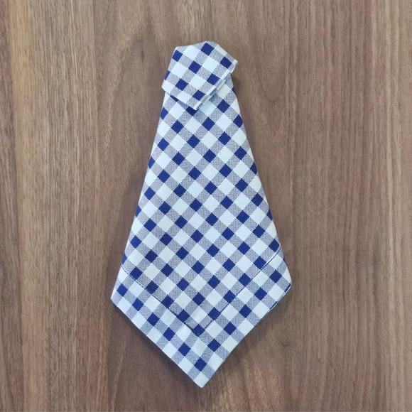 Guardanapo Xadrez Azul/branco