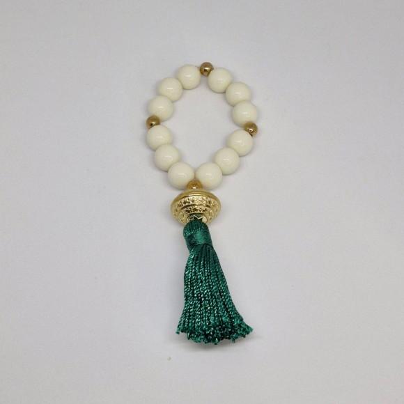 Porta Guardanapo Tassel Verde