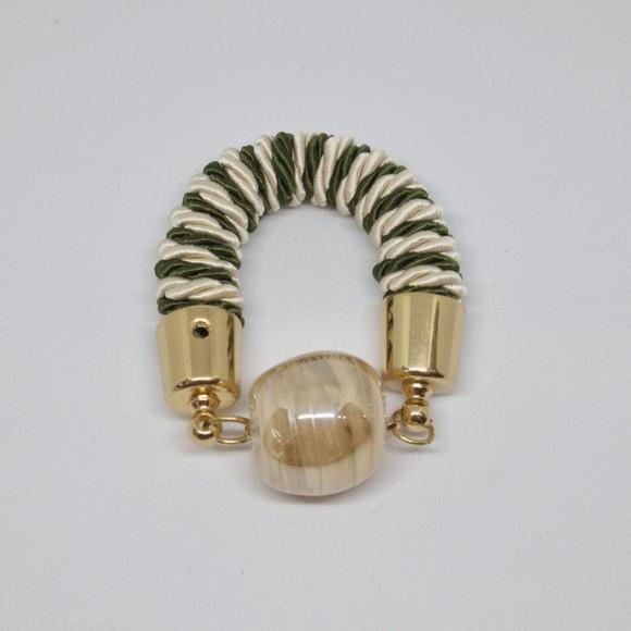 Porta Guardanapo Murano Verde Musgo