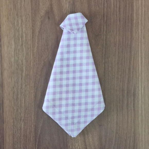 Guardanapo Xadrez Lilás/branco