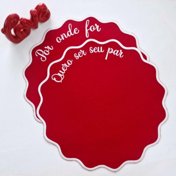 Conjunto Por Onde For Quero Ser Seu Par 02 Lugares