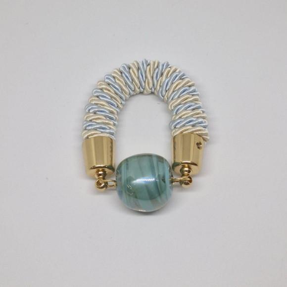 Porta Guardanapo Murano Azul Bebê