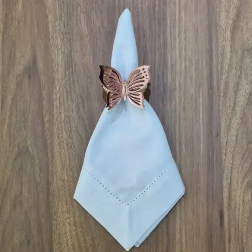 Porta Guardanapo Borboleta 3d Rosé