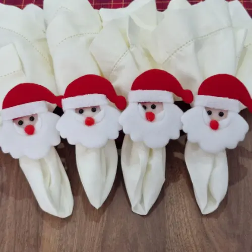 Porta Guardanapo Papai Noel Feltro