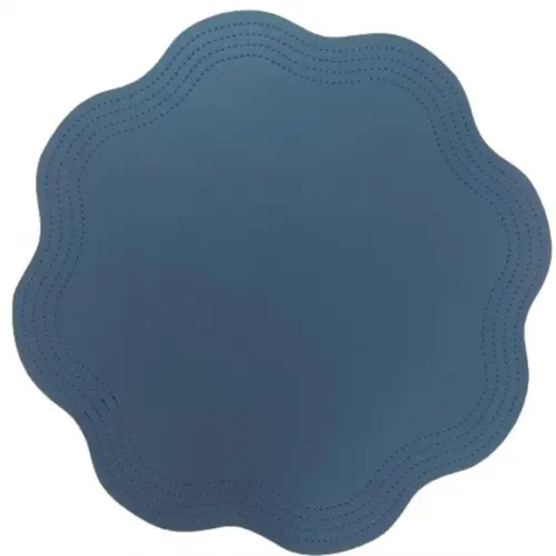 Lugar Americano Corino Azul Marinho