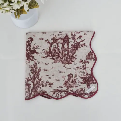 Guardanapo Toile de Jouy Marsala