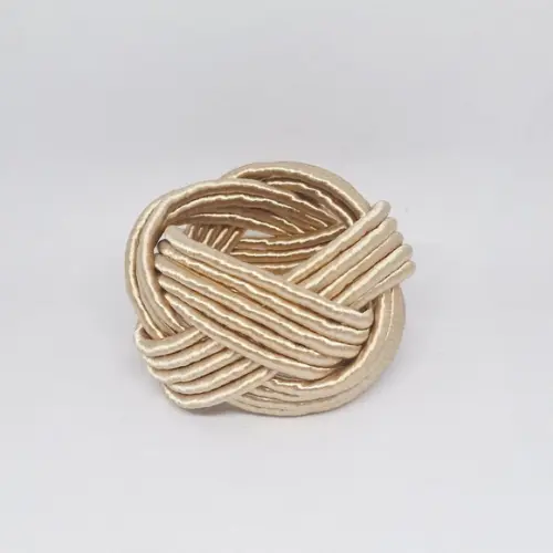 Porta Guardanapo Dourado Traccia