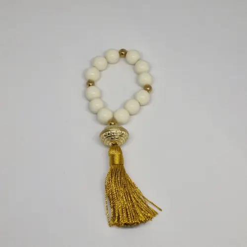 Porta Guardanapo Tassel Dourado