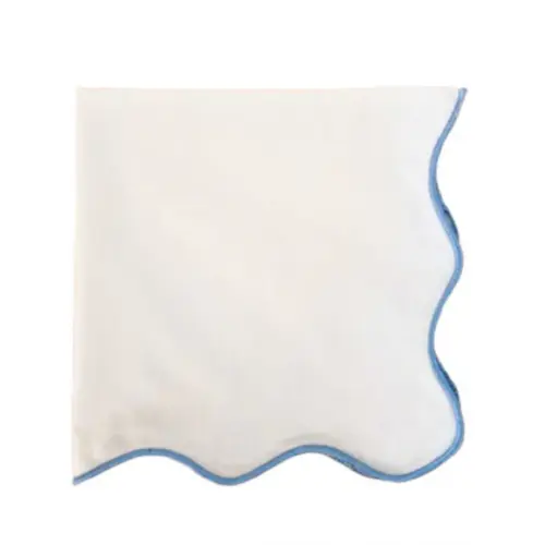 Kit Guardanapo Wave Azul 12 Peças