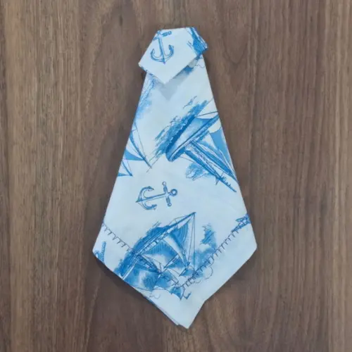 Guardanapo Estampado Náutico Bordado