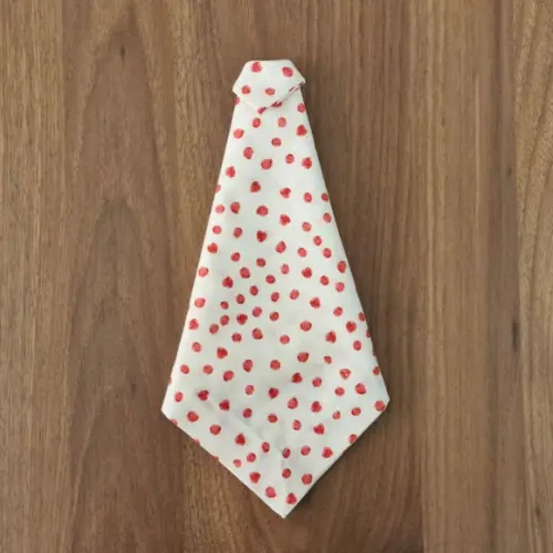 Kit Guardanapo Poá Vermelho/branco 02 Peças