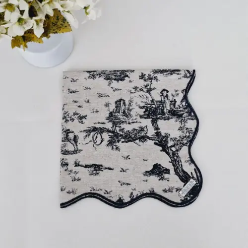 Guardanapo Toile de Jouy Azul