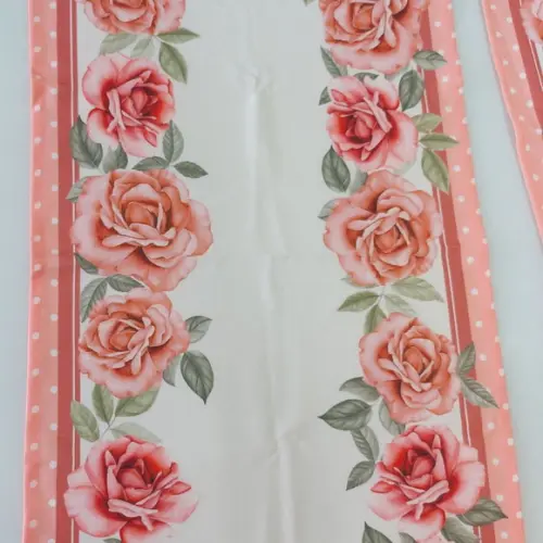 Trilho de Mesa Floral Salmão