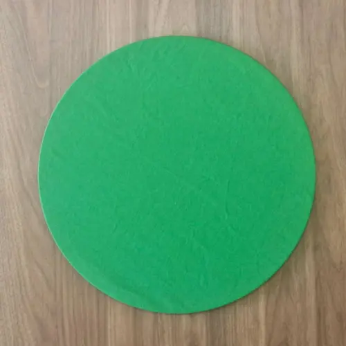 Kit Capa de Sousplat Verde Bandeira 06 Peças