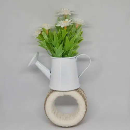 Porta Guardanapo Regador Floral Branco