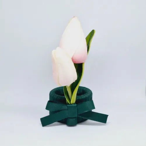 Porta Guardanapo Tulipa Rosa