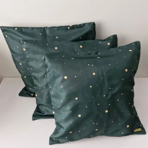 Kit 03 Capas de Almofadas Verde Natal