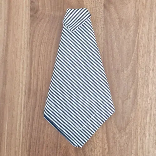 Guardanapo Listrado Fino Azul Marinho/branco