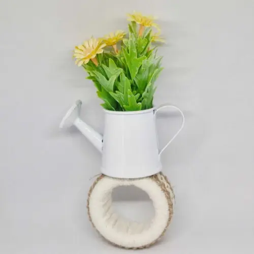 Porta Guardanapo Regador Floral Amarelo