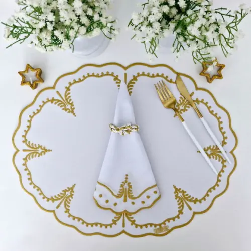 Conjunto Natal Tree Golden