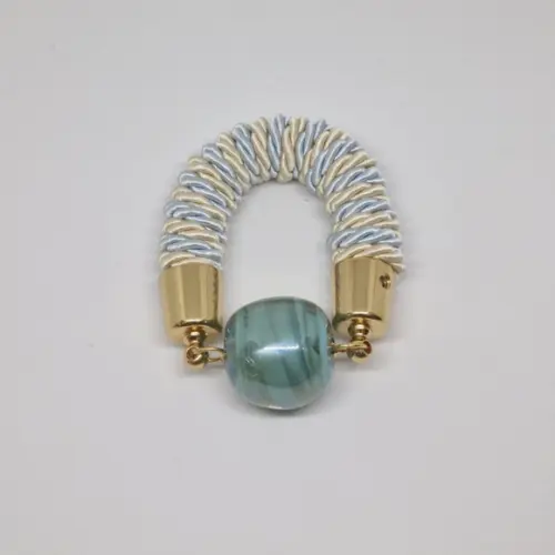 Porta Guardanapo Murano Azul Bebê