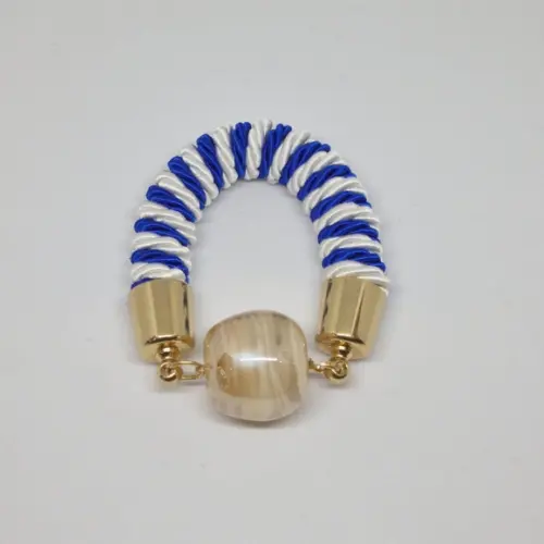 Porta Guardanapo Murano Azul Royal