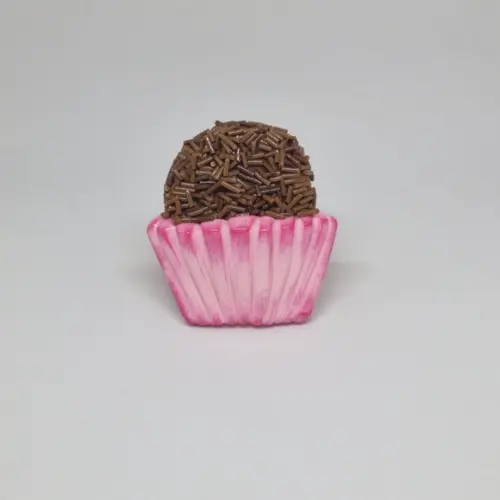 Kit Porta Guardanapo Brigadeiro Rosa Biscuit 02 Peças