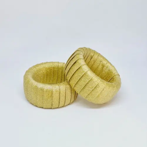Porta Guardanapo Dourado