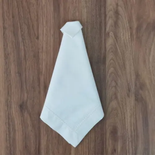 Guardanapo Branco Bordado Tipo Ajour
